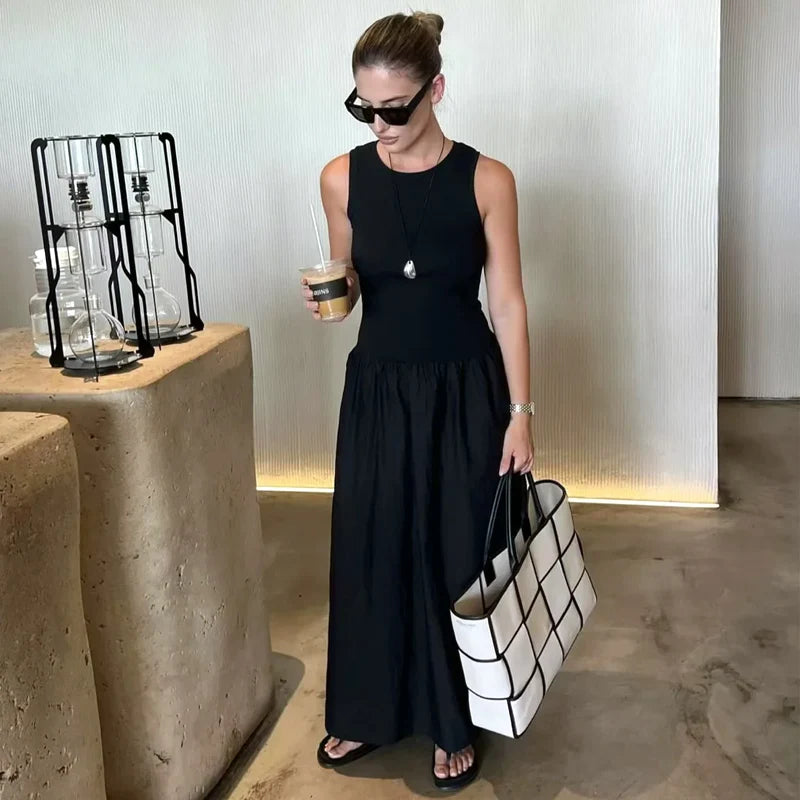 Sleeveless Elegant Maxi Dress Dresses