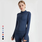 Nadine™ | Slim Fit Tracksuit Jacket Dark Blue Jackets
