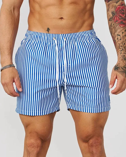 Men’s Summer Casual Sports Shorts Blue Men Shorts