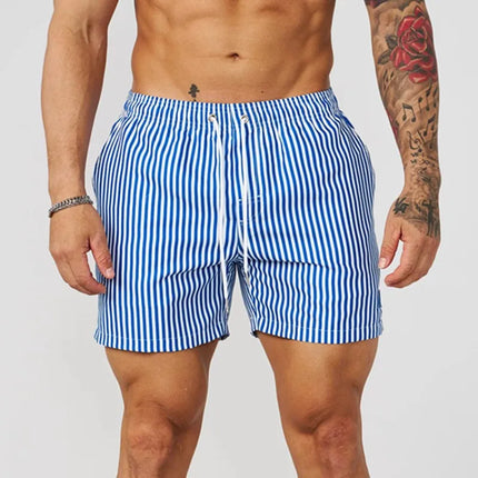 Men’s Summer Casual Sports Shorts Blue Men Shorts