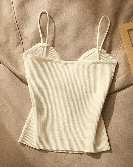 ALENA- Short Knit Top Tank Top