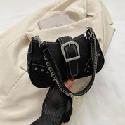 Niki™ | Simple Retro Underarm Bag Black