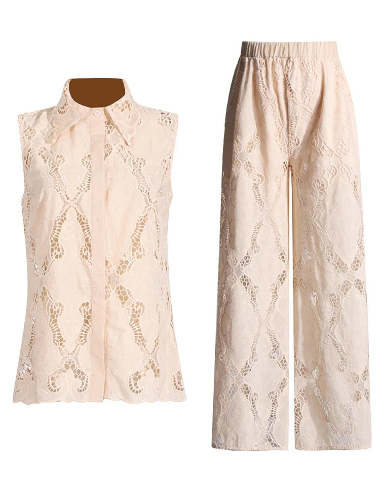Talia™ | Lapel Embroidered Tummy-Tucking Suit Dresses