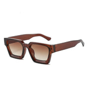Retro Square Unisex UV400 Sunglasses Tea Tea As Picture Sunglasses