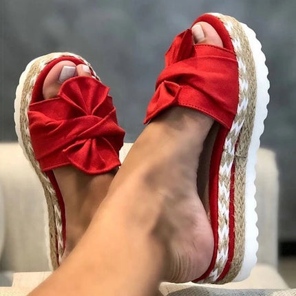 SummerFlair Women's Summer Sandals Red sandals