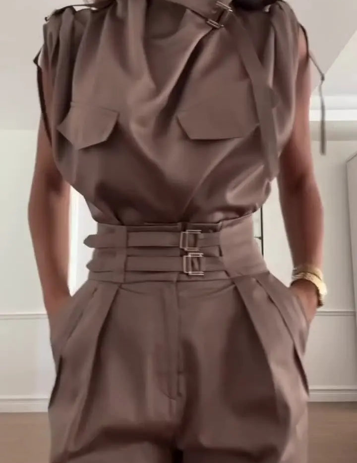 Margot | Classic Chic Set Dark Brown Outfit Sets