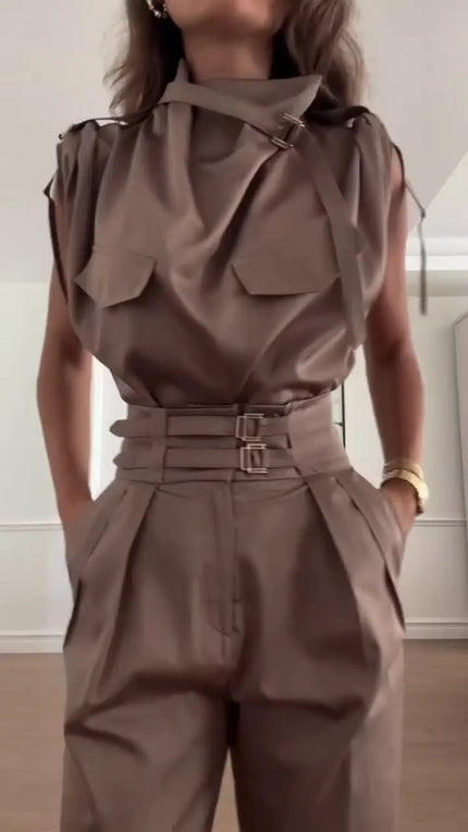 Margot™ | Classic Chic Set Dark Brown Outfit Sets