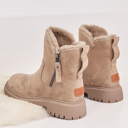 Women's CozyFit Ankle Boots Beige Ankle Boots
