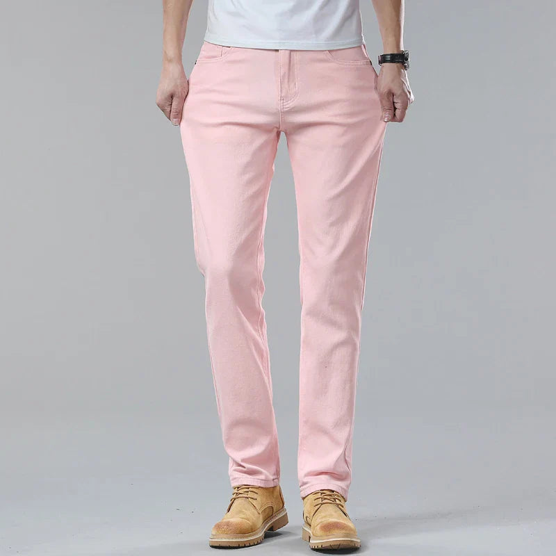 Paolo Sartori™ Casual Jeans Pink Pants