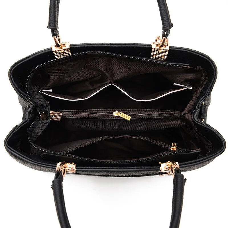 Elegant Women's Messenger Bag with Flower Pendant Shoulder Bags