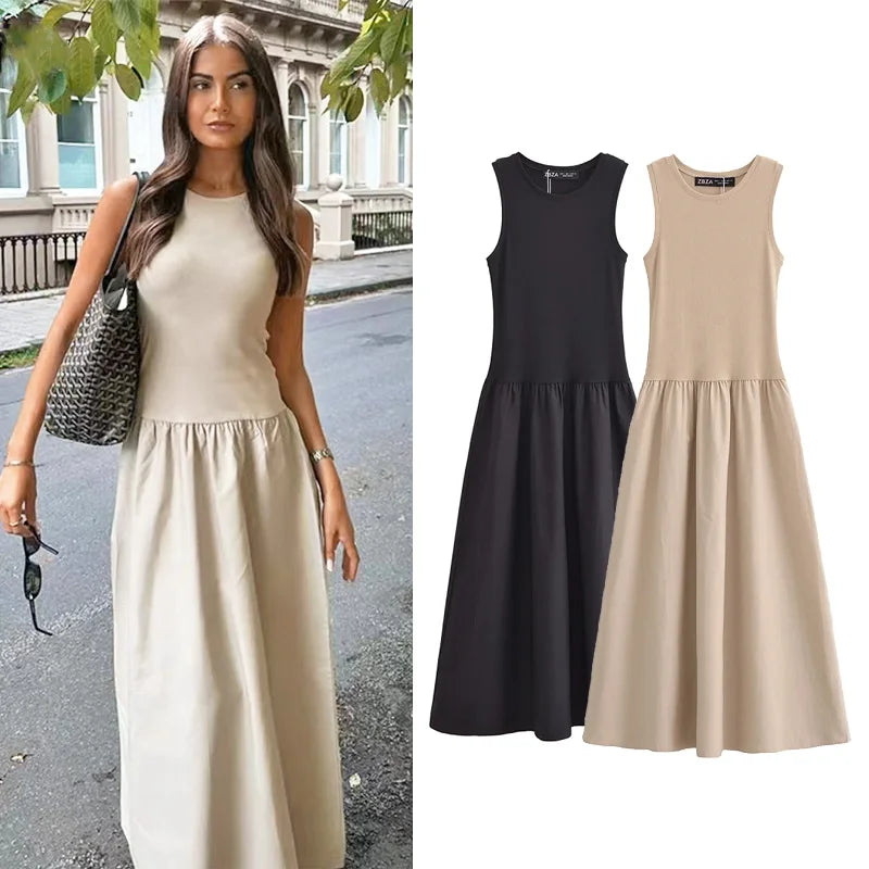 Sleeveless Elegant Maxi Dress Dresses