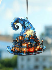 Spooky Witch Hat Halloween Hanging Ornament Halloween Decorations