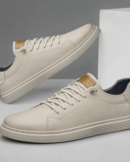 OXFORDS LEATHER TRAINERS White