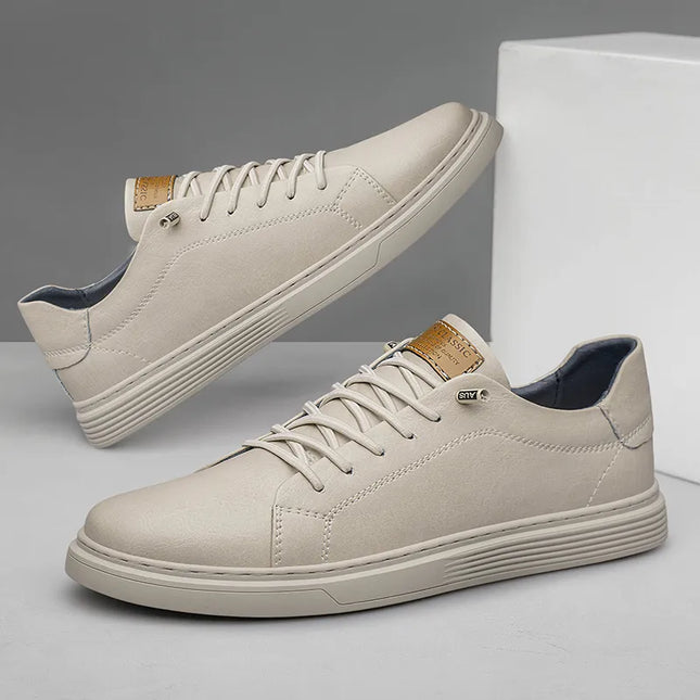 OXFORDS LEATHER TRAINERS White
