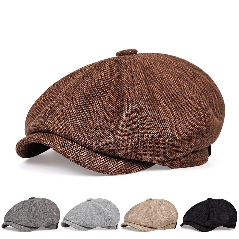 Unisex Casual Newsboy Hats Hats