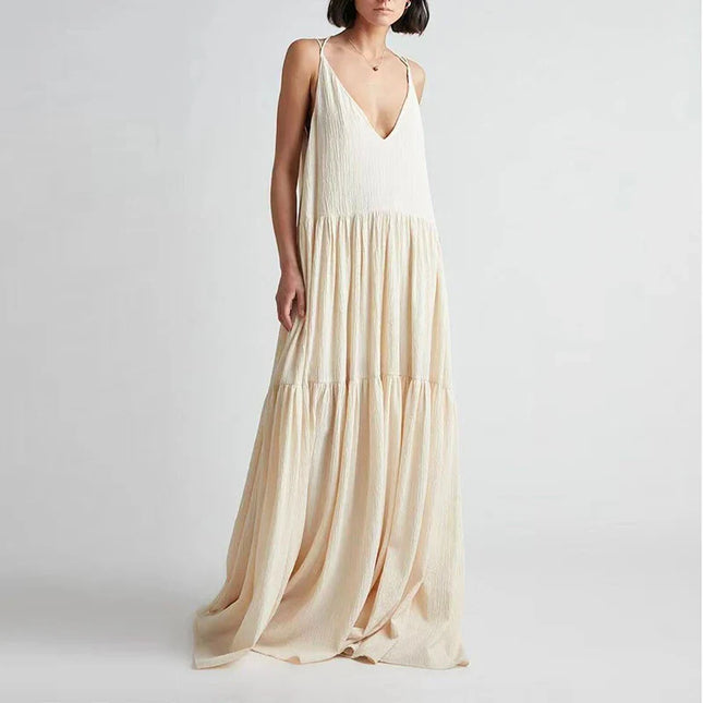 Leilani™ | Breezy Sun-Protective Maxi Dress Off White Dresses