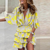 Ianthe | Ruffle Dress Yellow Dresses