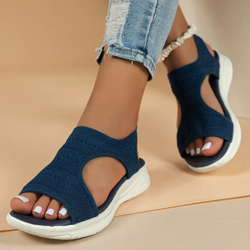 Grace | Open Toe Orthopedic Sandals Blue Shoes & Sandals
