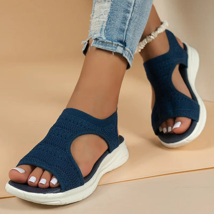 Grace™ | Open Toe Orthopedic Sandals Blue Shoes & Sandals