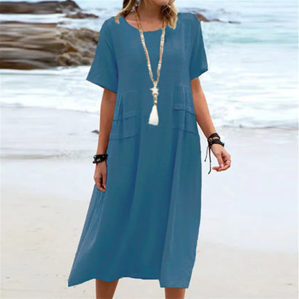 Aurora | Midi Dress Blue Dresses
