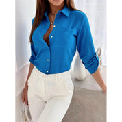 Carolyn | Spring Women's Shirt Blue