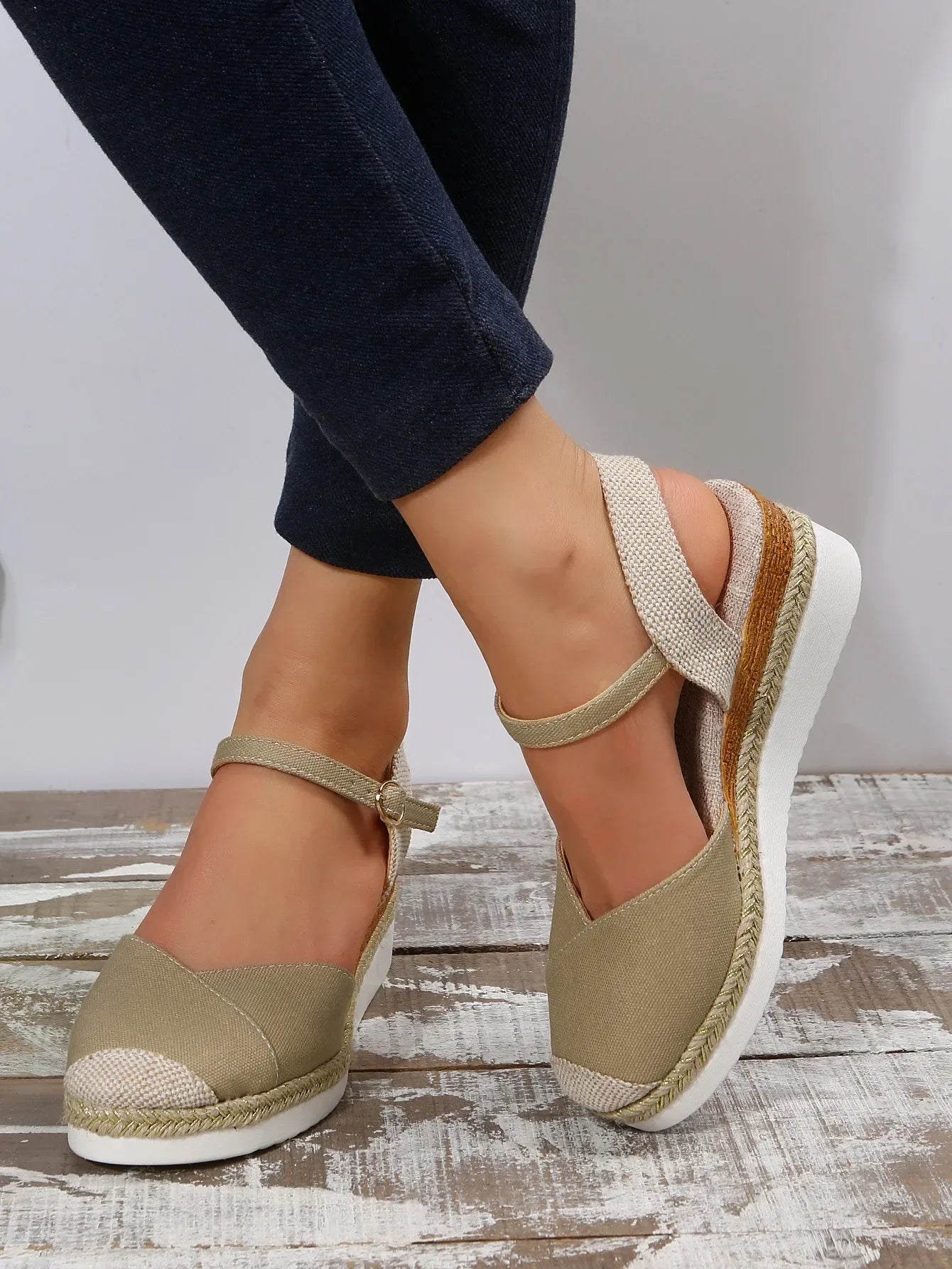 Courtney | Women's Closed Toe Wedge Sandals Shoes & Sandals