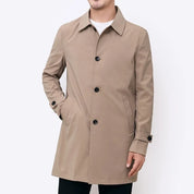 Classic Water-Repellent Overcoat Coat