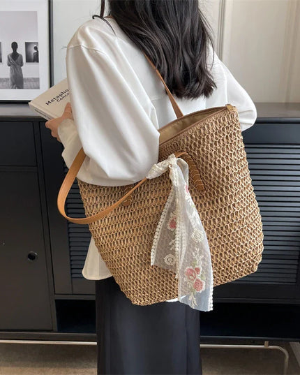 Clara™ | Handmade Woven Tote Bag