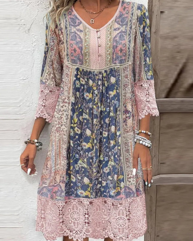 Beatrice™ | Boho Breeze Dress Floral Dresses