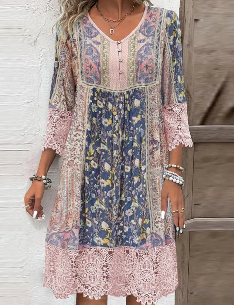 Beatrice™ | Boho Breeze Dress Floral Dresses