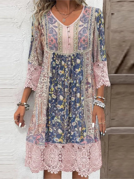 Beatrice™ | Boho Breeze Dress Floral Dresses