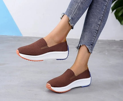 Willa™ | Wide-Fit Orthopedic Slip-On Shoes Brown Shoes & Sandals