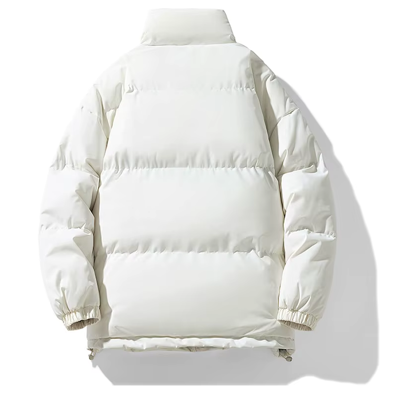 Collared Puffer Jacket Men's Clothing