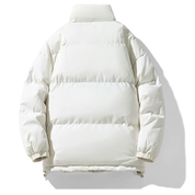Collared Puffer Jacket Men's Clothing