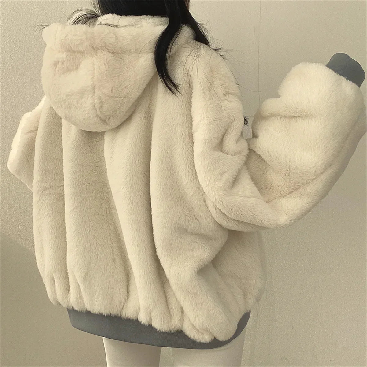 Two-way Hooded Jacket Jacket