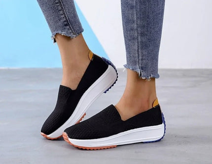 Willa™ | Wide-Fit Orthopedic Slip-On Shoes Black Shoes & Sandals