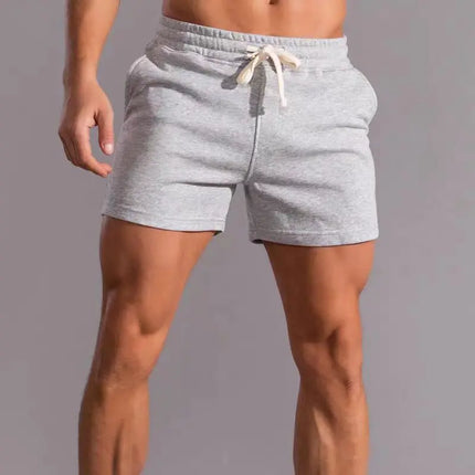 Men's Cotton Fitness Sports Shorts GRAY Shorts