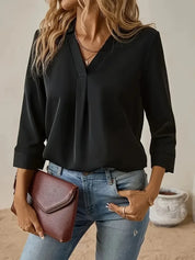 Wendy | Elegant Spring Shirt black