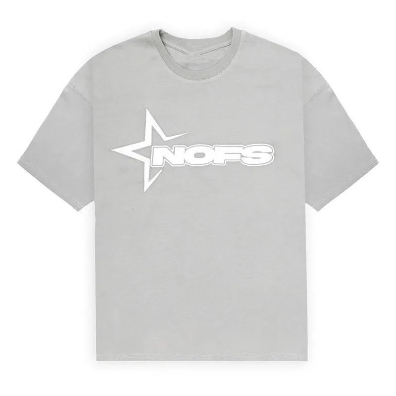 Men’s Summer Breathable Two-Piece Sports Set – T-Shirt & Shorts for Running & Gym Gray T-shirt Two-Piece Sports Set