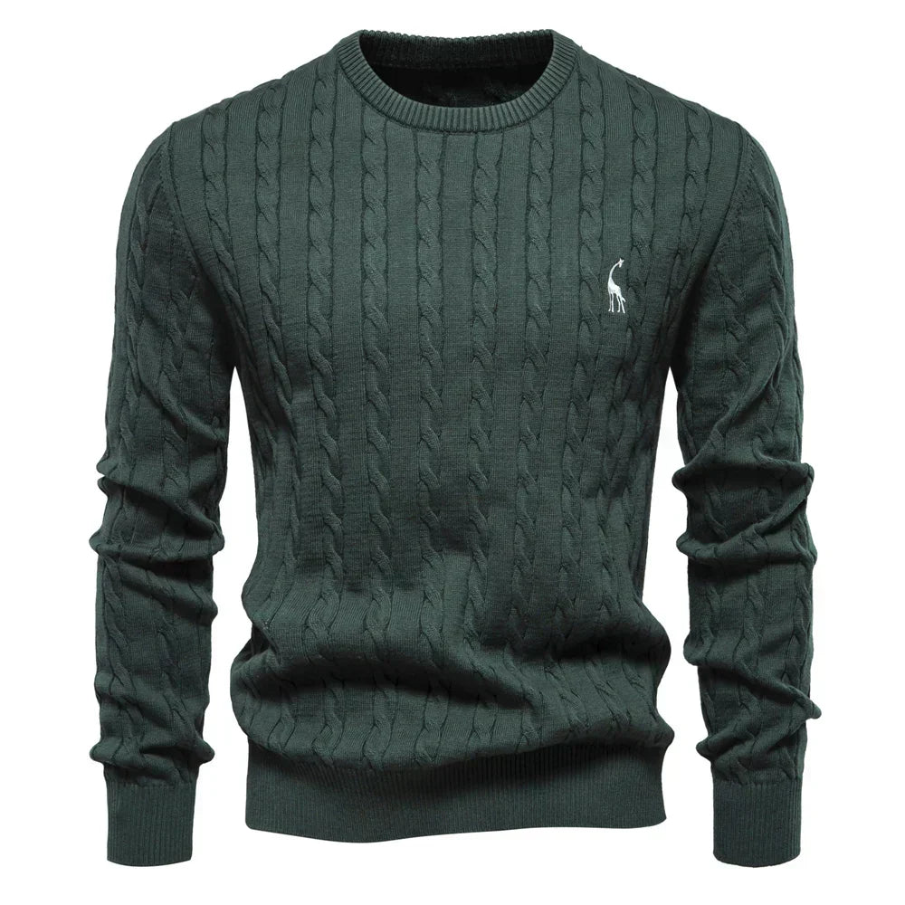 Winston | Premium Men's Sweater Dark Green Sweater