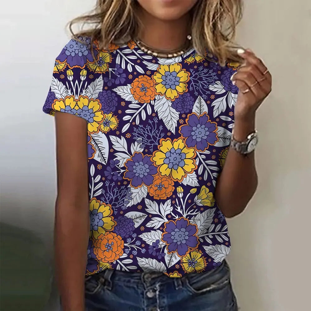 Lana | 3D Print Short Sleeve Tees ETLCCG2324138