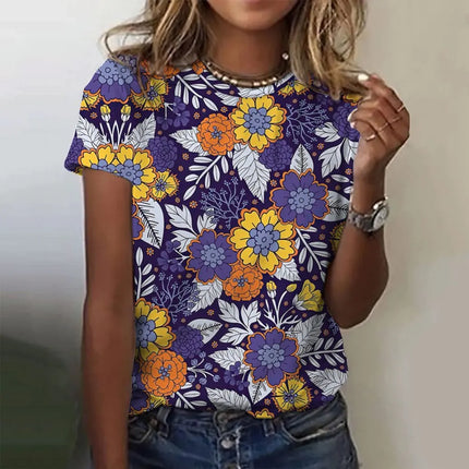 Lana | 3D Print Short Sleeve Tees ETLCCG2324138