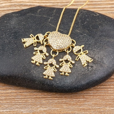 Everlasting Love Necklace 3 Girls+2 Boys Jewellery Collection