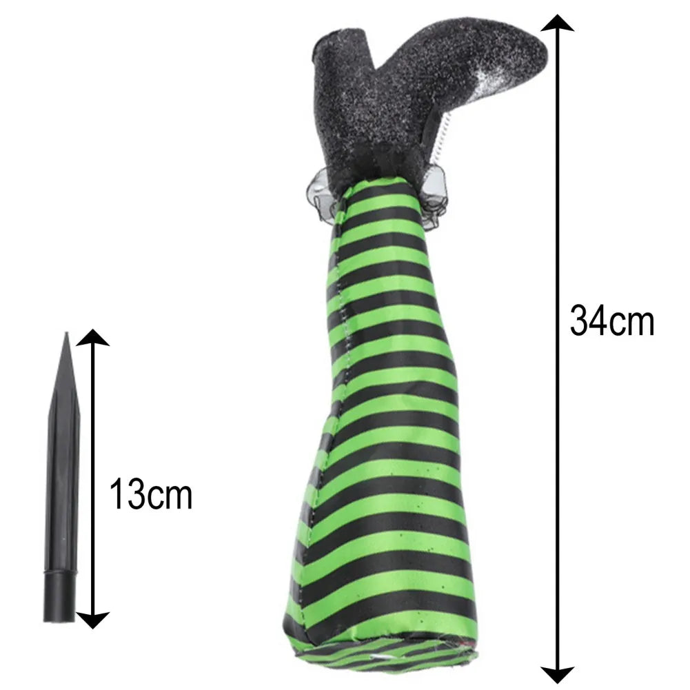 Spooky Witch Leg Yard Decor Halloween Decorations