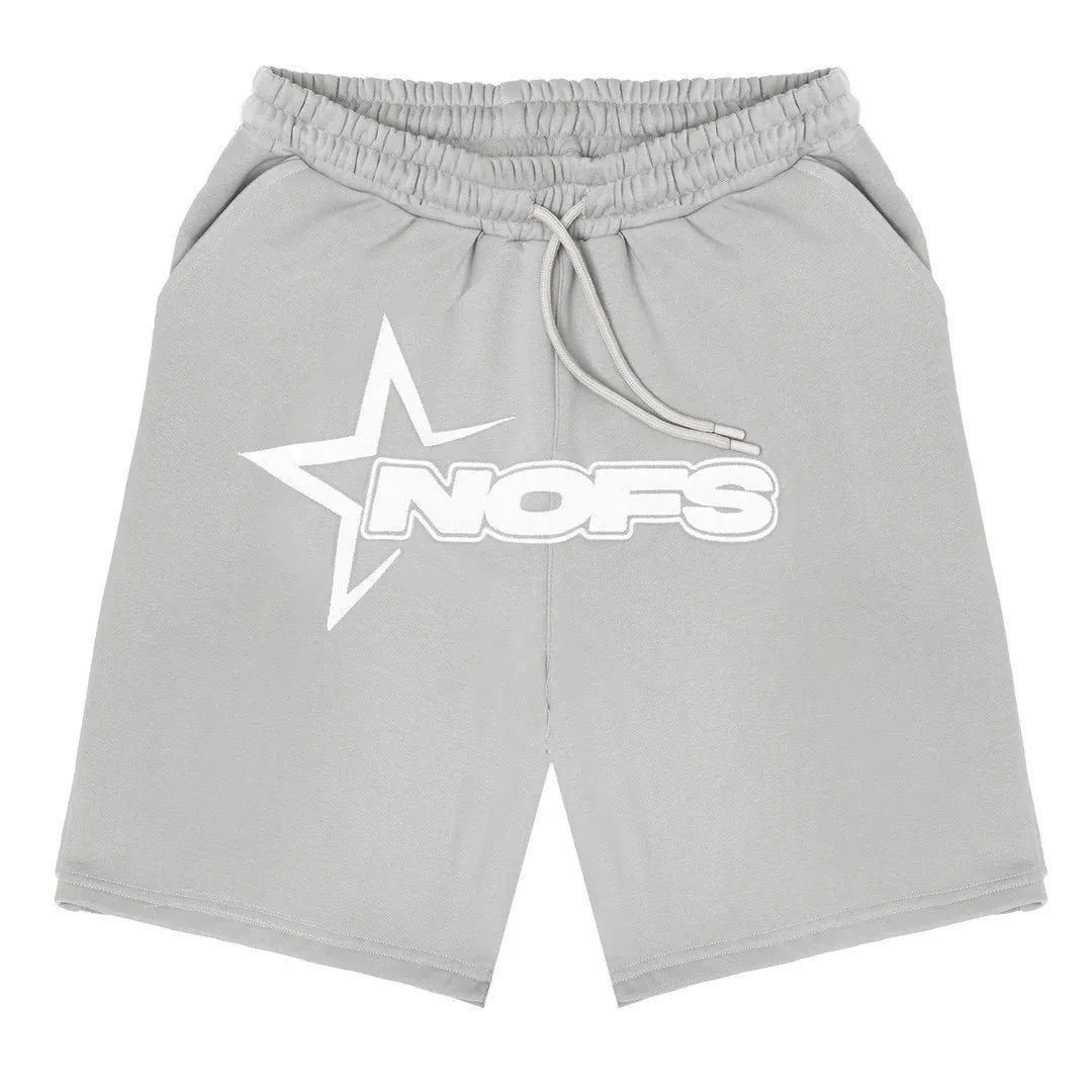 Men’s Summer Breathable Two-Piece Sports Set – T-Shirt & Shorts for Running & Gym Gray pants Two-Piece Sports Set