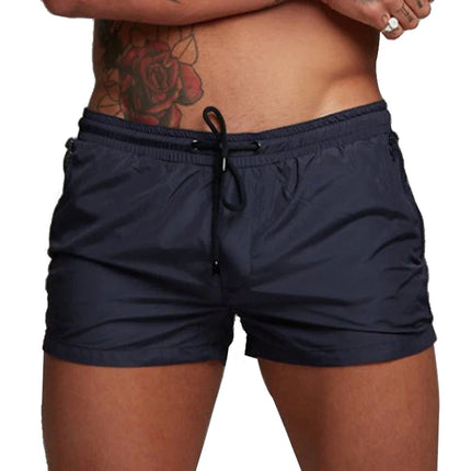 Men's Quick-Dry Swim Trunks Navy Blue Shorts