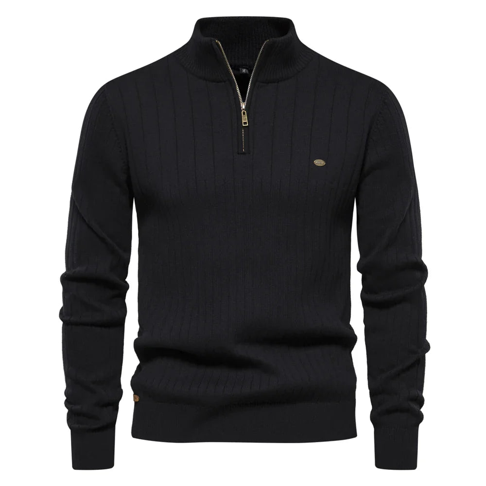 Nash™ | High Quality Comfort Pullover Sweater Black Sweaters