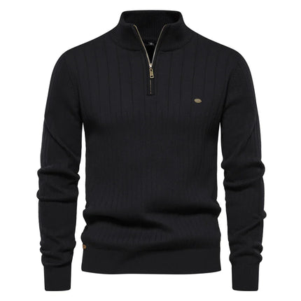 Nash™ | High Quality Comfort Pullover Sweater Black Sweaters