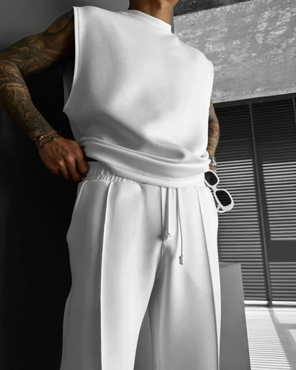 Two‑Piece Bamboo Lounge Set Men Set