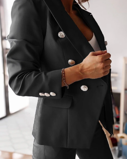 Linda & Jasmine - Elegant 2 piece set Black